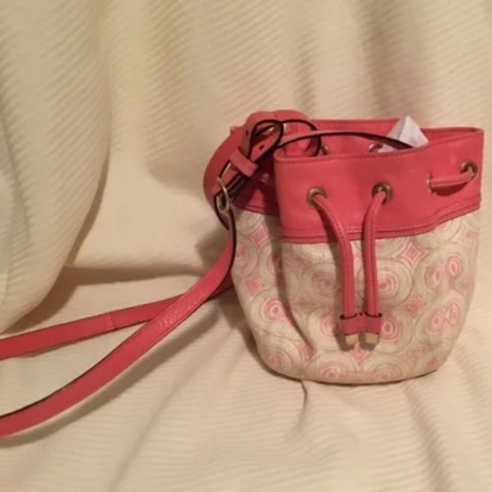 Vintage y2k drawstring coach bag